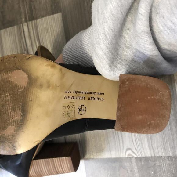 Chinese‎ Laundry Size 10 Black Ankle Boots - Picture 8 of 9